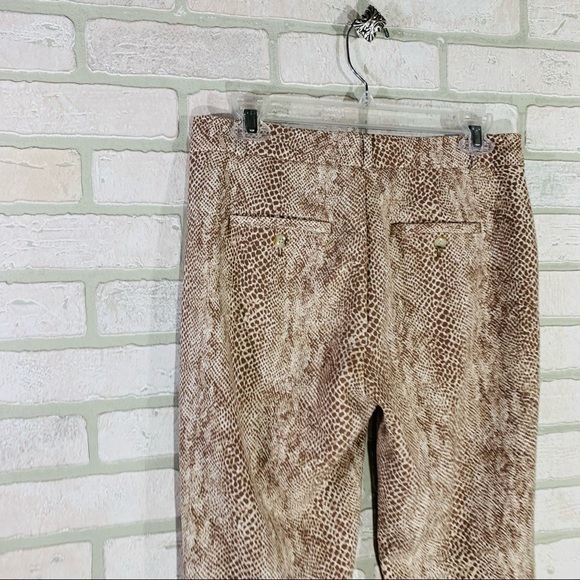Banana Republic Avery Snakeskin Print Pants Size 2 - Picture 10 of 11